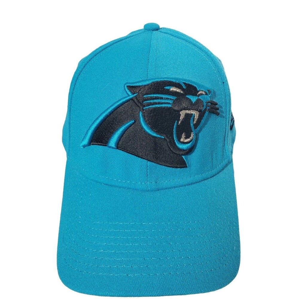New Era 39Thirty Men's Cap NFL Carolina Panthers Turquoise Fitted Hat  Med-Large
